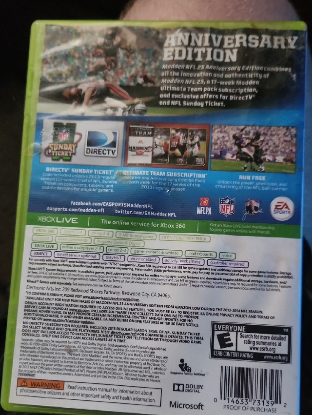Madden NFL 25 Xbox 360 - EA Sports (Blue) - Picture 4 of 4